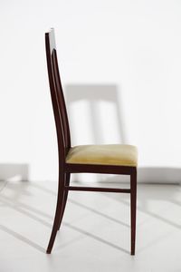 QUARTI EUGENIO (1867 - 1929) : Quattro sedie e due poltrone  - Asta Asta 397 | DESIGN E ARTI DECORATIVE DEL NOVECENTO Online - Associazione Nazionale - Case d'Asta italiane