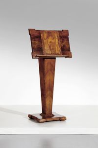 GIOVANNI GUERRINI  (1887 - 1972) - Leggio Art Dec, esecuzione Ebanisteria Casalini, Faenza