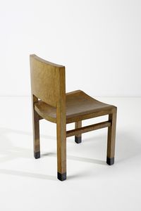 GINO LEVI MONTALCINI & GIUSEPPE PAGANO : Sedia razionalista  - Asta Asta 397 | DESIGN E ARTI DECORATIVE DEL NOVECENTO Online - Associazione Nazionale - Case d'Asta italiane