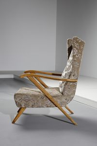 MANIFATTURA ITALIANA : Coppia di poltrone  - Asta Asta 397 | DESIGN E ARTI DECORATIVE DEL NOVECENTO Online - Associazione Nazionale - Case d'Asta italiane