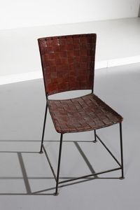 RIETI FABIO (n. 1925) : attribuito. Otto sedie  - Asta Asta 397 | DESIGN E ARTI DECORATIVE DEL NOVECENTO Online - Associazione Nazionale - Case d'Asta italiane