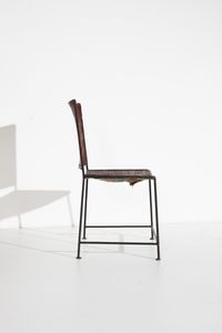 RIETI FABIO (n. 1925) : attribuito. Otto sedie  - Asta Asta 397 | DESIGN E ARTI DECORATIVE DEL NOVECENTO Online - Associazione Nazionale - Case d'Asta italiane