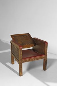 MELIS MELCHIORRE (1889 - 1982) : Coppia di poltrone con tavolino  - Asta Asta 397 | DESIGN E ARTI DECORATIVE DEL NOVECENTO Online - Associazione Nazionale - Case d'Asta italiane