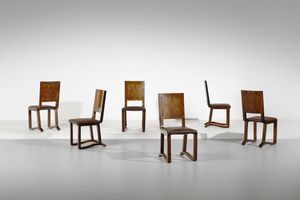 HALABALA JINDRICH (1903 - 1978) - nello stile di. Sei sedie