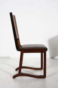 HALABALA JINDRICH (1903 - 1978) : nello stile di. Sei sedie  - Asta Asta 397 | DESIGN E ARTI DECORATIVE DEL NOVECENTO Online - Associazione Nazionale - Case d'Asta italiane