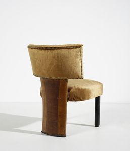 BORSANI OSVALDO (1911 - 1985) : attribuito. Coppia di poltroncine  - Asta Asta 397 | DESIGN E ARTI DECORATIVE DEL NOVECENTO Online - Associazione Nazionale - Case d'Asta italiane