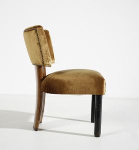 BORSANI OSVALDO (1911 - 1985) : attribuito. Coppia di poltroncine  - Asta Asta 397 | DESIGN E ARTI DECORATIVE DEL NOVECENTO Online - Associazione Nazionale - Case d'Asta italiane