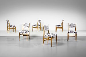 PONTI GIO (1891 - 1979) - Sei sedie 111 per Cassina