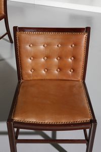 FRIGERIO LUCIANO (1928 - 1999) : Sei sedie Reginella  - Asta Asta 397 | DESIGN E ARTI DECORATIVE DEL NOVECENTO Online - Associazione Nazionale - Case d'Asta italiane