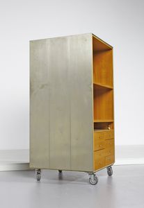 AULENTI GAE (1927 - 2012) : Mobile da ufficio Totem per Tecno  - Asta Asta 397 | DESIGN E ARTI DECORATIVE DEL NOVECENTO Online - Associazione Nazionale - Case d'Asta italiane