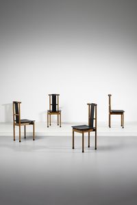 GIGI & PEPE TANZI - Quattro sedie Tab� per Pozzi & Verga