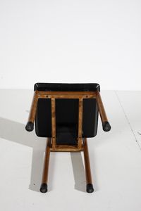 GIGI & PEPE TANZI : Quattro sedie Tab� per Pozzi & Verga  - Asta Asta 397 | DESIGN E ARTI DECORATIVE DEL NOVECENTO Online - Associazione Nazionale - Case d'Asta italiane