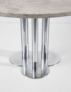 ASTI SERGIO (n. 1926) : Tavolo Trifoglio per Poltronova  - Asta Asta 397 | DESIGN E ARTI DECORATIVE DEL NOVECENTO Online - Associazione Nazionale - Case d'Asta italiane