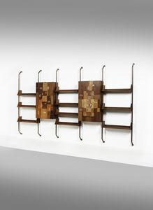 MEO MARINO : attribuito. Libreria, esecuzione Ebanisteria Anfodillo, Venezia  - Asta Asta 397 | DESIGN E ARTI DECORATIVE DEL NOVECENTO Online - Associazione Nazionale - Case d'Asta italiane