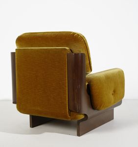 BUZZI FERDINANDO (1931 - 2021) : attribuito. Coppia di poltrone per Brunati  - Asta Asta 397 | DESIGN E ARTI DECORATIVE DEL NOVECENTO Online - Associazione Nazionale - Case d'Asta italiane