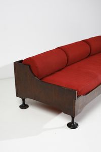 MASSONI LUIGI  (n. 1930) : Divano per Mobilia, Milano  - Asta Asta 397 | DESIGN E ARTI DECORATIVE DEL NOVECENTO Online - Associazione Nazionale - Case d'Asta italiane