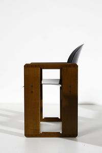 SCARPA AFRA (1937 -2011) & TOBIA (n. 1935) : Sei sedie Dialogo per B&B  - Asta Asta 397 | DESIGN E ARTI DECORATIVE DEL NOVECENTO Online - Associazione Nazionale - Case d'Asta italiane