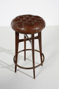 MANIFATTURA ITALIANA : Coppia di sgabelli  - Asta Asta 397 | DESIGN E ARTI DECORATIVE DEL NOVECENTO Online - Associazione Nazionale - Case d'Asta italiane