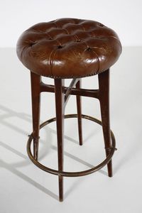 MANIFATTURA ITALIANA : Coppia di sgabelli  - Asta Asta 397 | DESIGN E ARTI DECORATIVE DEL NOVECENTO Online - Associazione Nazionale - Case d'Asta italiane