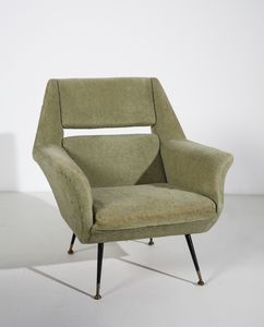 RADICE GIGI (1954 - 2002) : Coppia di poltrone per Minotti  - Asta Asta 397 | DESIGN E ARTI DECORATIVE DEL NOVECENTO Online - Associazione Nazionale - Case d'Asta italiane