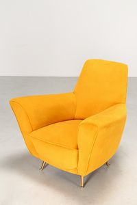 PARISI ICO (1916 - 1996) : Coppia di poltrone  per ISA  - Asta Asta 397 | DESIGN E ARTI DECORATIVE DEL NOVECENTO Online - Associazione Nazionale - Case d'Asta italiane