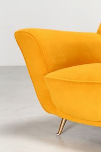 PARISI ICO (1916 - 1996) : Coppia di poltrone  per ISA  - Asta Asta 397 | DESIGN E ARTI DECORATIVE DEL NOVECENTO Online - Associazione Nazionale - Case d'Asta italiane