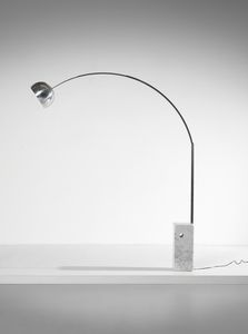 CASTIGLIONI ACHILLE (1918 - 2002) - Lampada da terra Arco per Flos