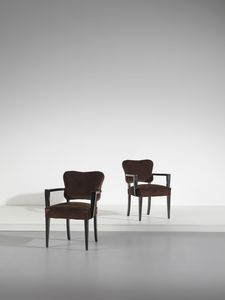 MONT JAMES (1904 - 1978) - Coppia di sedie