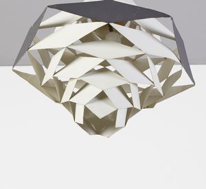 DAL PREBEN (n. 1929) : Lampada a sospensione Symfoni per Lyfa  - Asta Asta 397 | DESIGN E ARTI DECORATIVE DEL NOVECENTO Online - Associazione Nazionale - Case d'Asta italiane