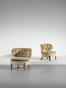 SCHULTZ OTTO (1882 - 1970) - Coppia di poltrone per Boet