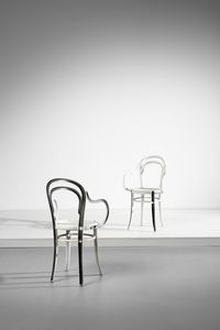 SALVETTI ANDREA (n. 1967) : Coppia di poltrone Re-Thonet  - Asta Asta 397 | DESIGN E ARTI DECORATIVE DEL NOVECENTO Online - Associazione Nazionale - Case d'Asta italiane
