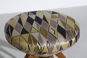 PONTI GIO (1891 - 1979) : attribuito. Sgabello  - Asta Asta 397 | DESIGN E ARTI DECORATIVE DEL NOVECENTO Online - Associazione Nazionale - Case d'Asta italiane