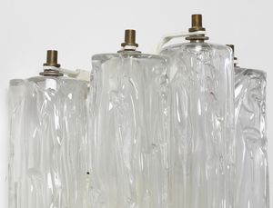 MANIFATTURA MURANESE : Cinque lampade da parete  - Asta Asta 397 | DESIGN E ARTI DECORATIVE DEL NOVECENTO Online - Associazione Nazionale - Case d'Asta italiane