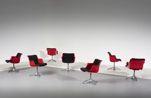 KUKKAPURO YRJO (n. 1933) - Sette sedie Junio per Haimi