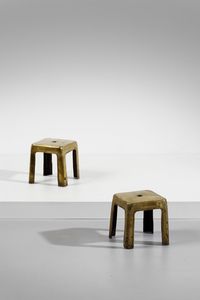 LOCATELLI MASSIMILIANO (n. 1967) - Coppia di sgabelli CAI-GHE