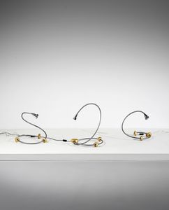 TRASSINELLI DUCCIO (n. 1945) - Tre lampade da tavolo Ara