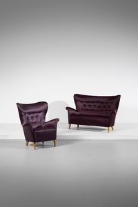 MALMSTEN CARL (1888 - 1972) - Poltrona e divano