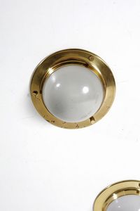 CACCIA DOMINIONI LUIGI (n. 1913) : Nove lampade a plafoniera  - Asta Asta 397 | DESIGN E ARTI DECORATIVE DEL NOVECENTO Online - Associazione Nazionale - Case d'Asta italiane