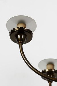 LUMEN MILANO : Grande lampadario  - Asta Asta 397 | DESIGN E ARTI DECORATIVE DEL NOVECENTO Online - Associazione Nazionale - Case d'Asta italiane