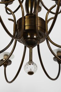 LUMEN MILANO : Grande lampadario  - Asta Asta 397 | DESIGN E ARTI DECORATIVE DEL NOVECENTO Online - Associazione Nazionale - Case d'Asta italiane
