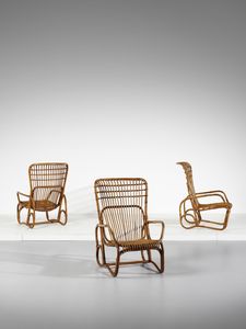 AGNOLI TITO (1931 - 2012) - attribuito. Tre poltrone