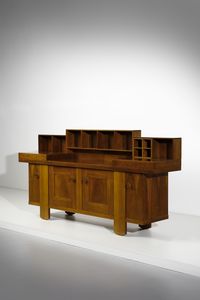 MICHELUCCI GIOVANNI (1891 - 1990) : Credenza con mensola Torbecchia per Poltronova  - Asta Asta 397 | DESIGN E ARTI DECORATIVE DEL NOVECENTO Online - Associazione Nazionale - Case d'Asta italiane