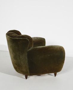 BORSANI OSVALDO (1911 - 1985) : attribuito. Tre poltrone  - Asta Asta 397 | DESIGN E ARTI DECORATIVE DEL NOVECENTO Online - Associazione Nazionale - Case d'Asta italiane