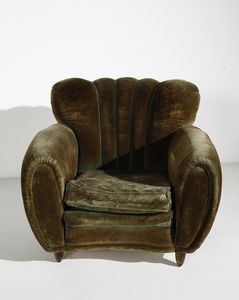 BORSANI OSVALDO (1911 - 1985) : attribuito. Tre poltrone  - Asta Asta 397 | DESIGN E ARTI DECORATIVE DEL NOVECENTO Online - Associazione Nazionale - Case d'Asta italiane