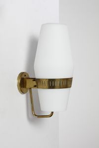 STILNOVO : Coppia di grandi appliques  - Asta Asta 397 | DESIGN E ARTI DECORATIVE DEL NOVECENTO Online - Associazione Nazionale - Case d'Asta italiane