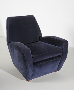 DETTI EDOARDO (1913 - 1984) : Coppia di poltrone  - Asta Asta 397 | DESIGN E ARTI DECORATIVE DEL NOVECENTO Online - Associazione Nazionale - Case d'Asta italiane