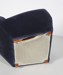 DETTI EDOARDO (1913 - 1984) : Coppia di poltrone  - Asta Asta 397 | DESIGN E ARTI DECORATIVE DEL NOVECENTO Online - Associazione Nazionale - Case d'Asta italiane