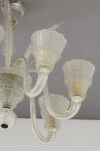 BAROVIER & TOSO : Lampada a sospensione  - Asta Asta 397 | DESIGN E ARTI DECORATIVE DEL NOVECENTO Online - Associazione Nazionale - Case d'Asta italiane