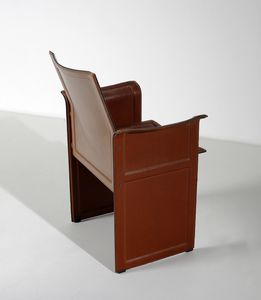 AGNOLI TITO (1931 - 2012) : Coppia di poltroncine Korium per Matteo Grassi  - Asta Asta 397 | DESIGN E ARTI DECORATIVE DEL NOVECENTO Online - Associazione Nazionale - Case d'Asta italiane
