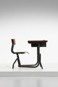 PROUV� JEAN  (1901 - 1984) : attribuito. Banco d' asilo  - Asta Asta 397 | DESIGN E ARTI DECORATIVE DEL NOVECENTO Online - Associazione Nazionale - Case d'Asta italiane